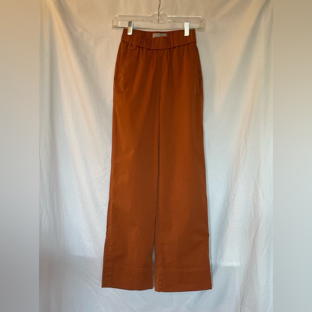 Orange Everlane Easy Pants